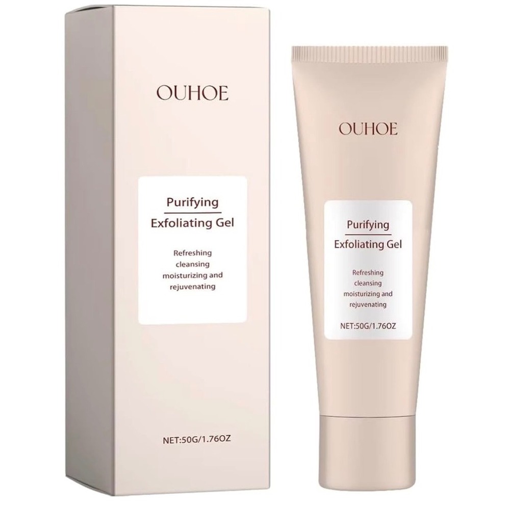 NEW OUHOE Purifying Exfoliating Gel Facial Cleanser Pore Minimizing Oil Control